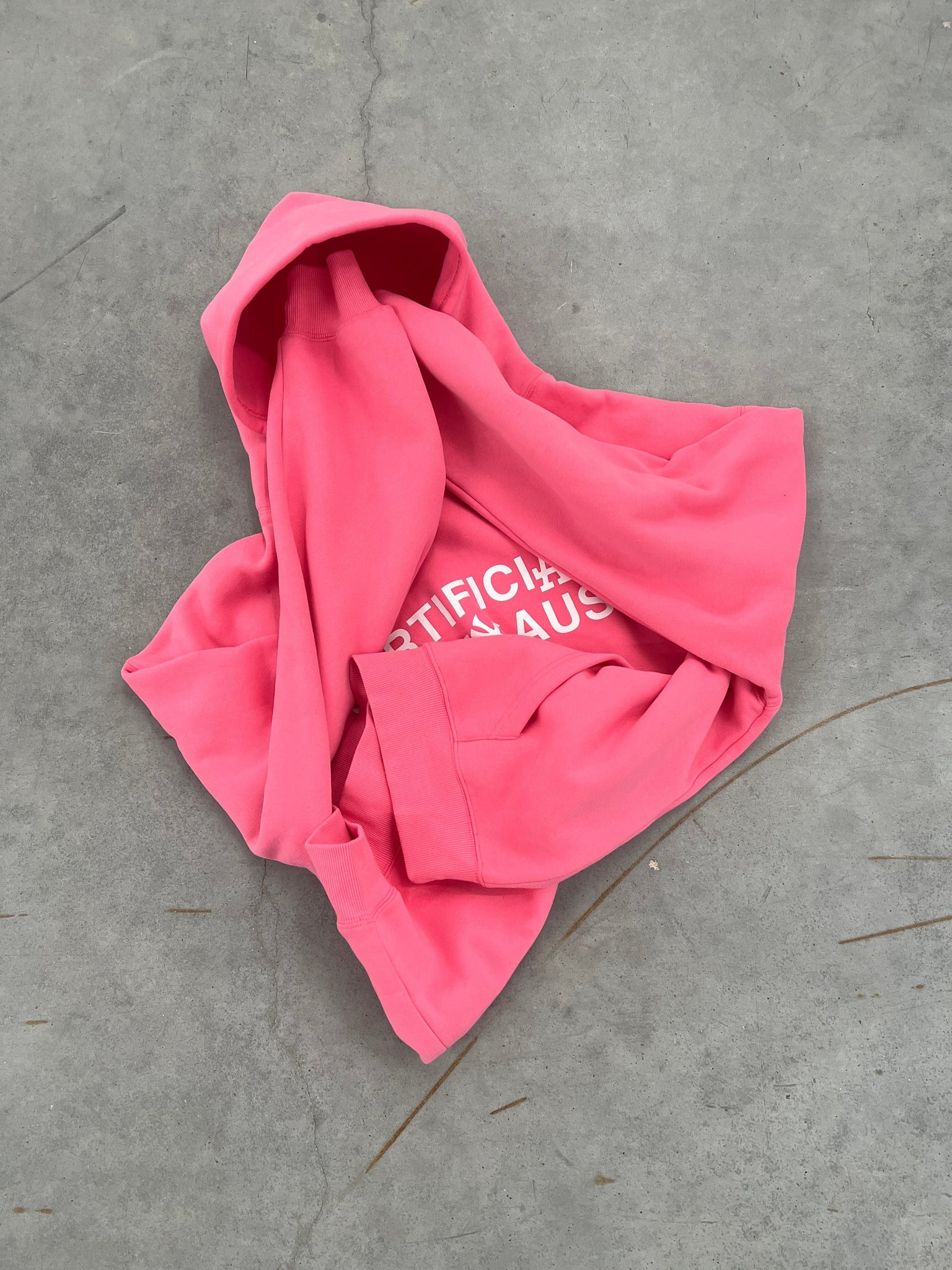 HOT-PINK "MADE IN AUSTIN" HOODIE