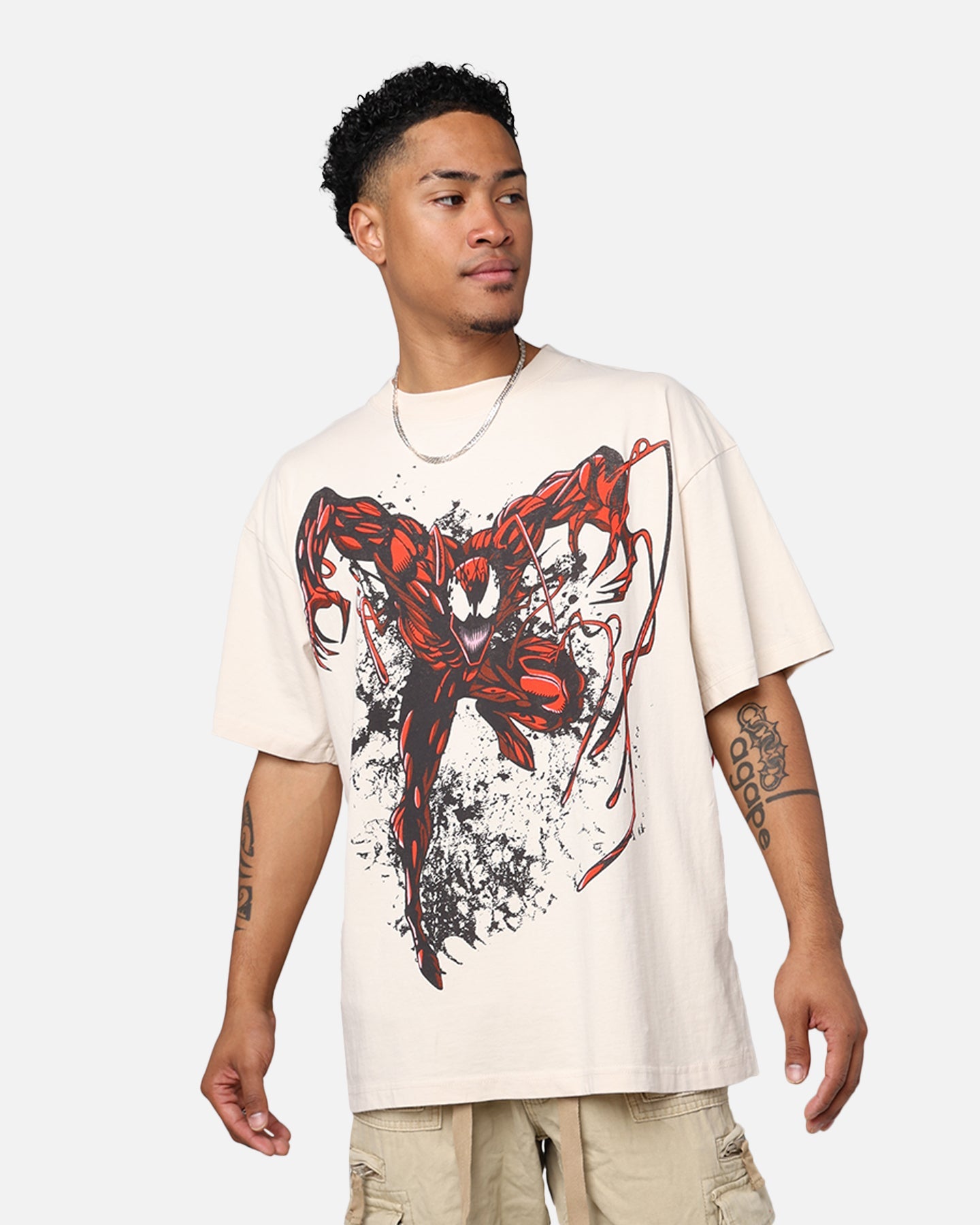 Marvel Spider-Man Carnage T-Shirt Off White