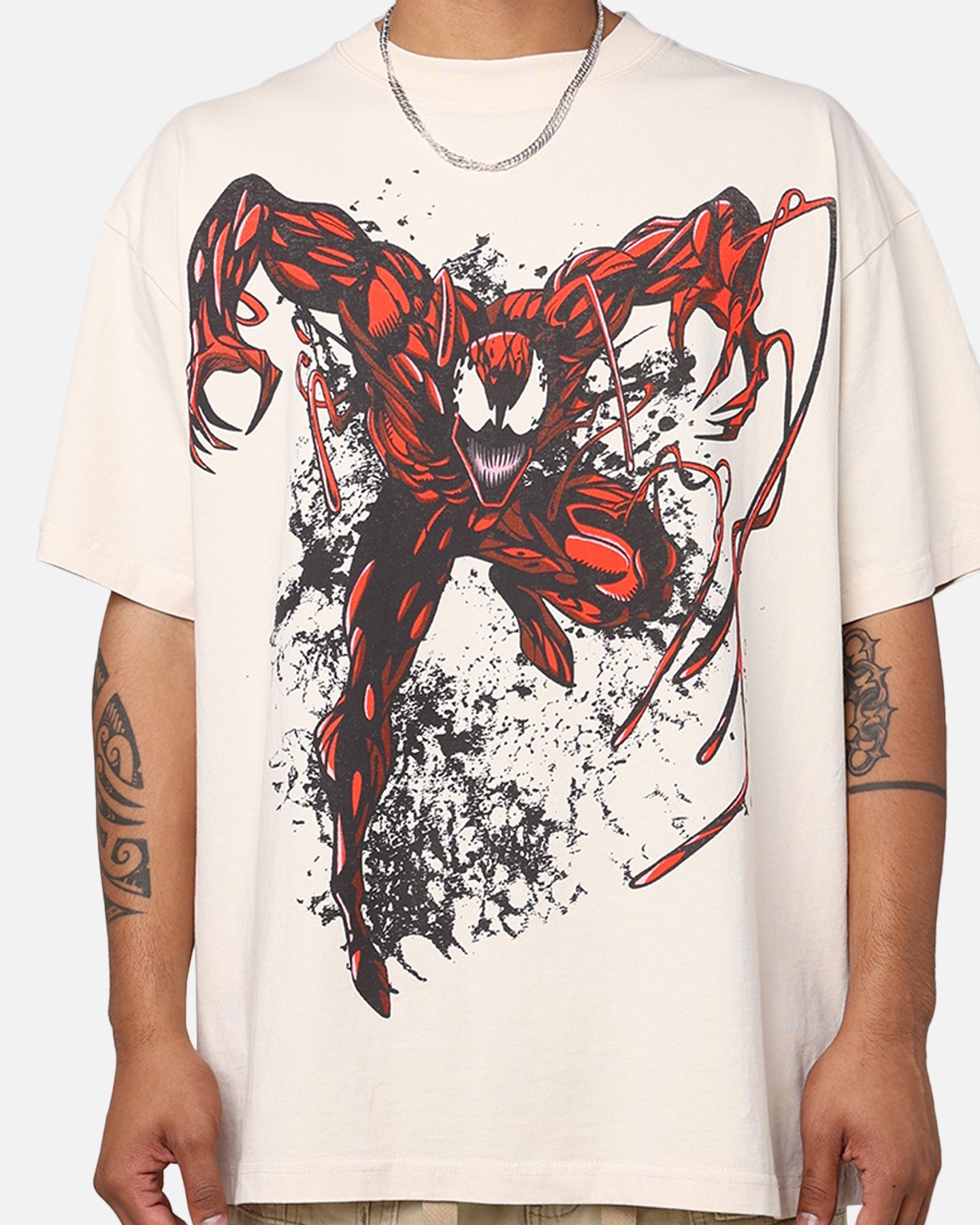 Marvel Spider-Man Carnage T-Shirt Off White