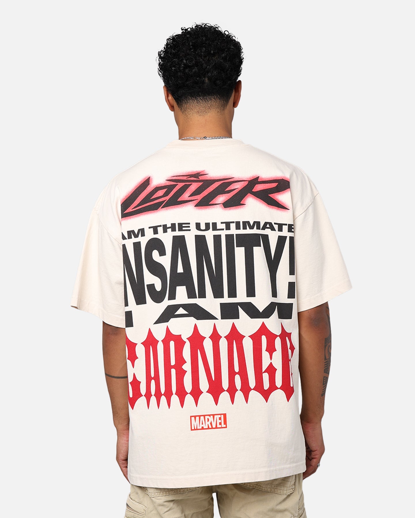 Marvel Spider-Man Carnage T-Shirt Off White