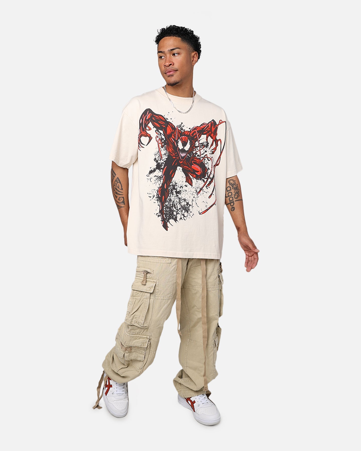 Marvel Spider-Man Carnage T-Shirt Off White