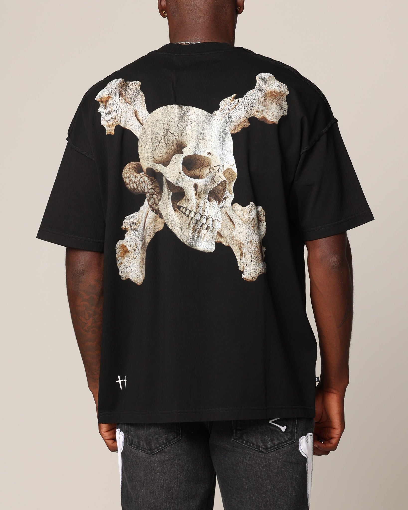 Saint Morta Corpus Boxy T-Shirt Black