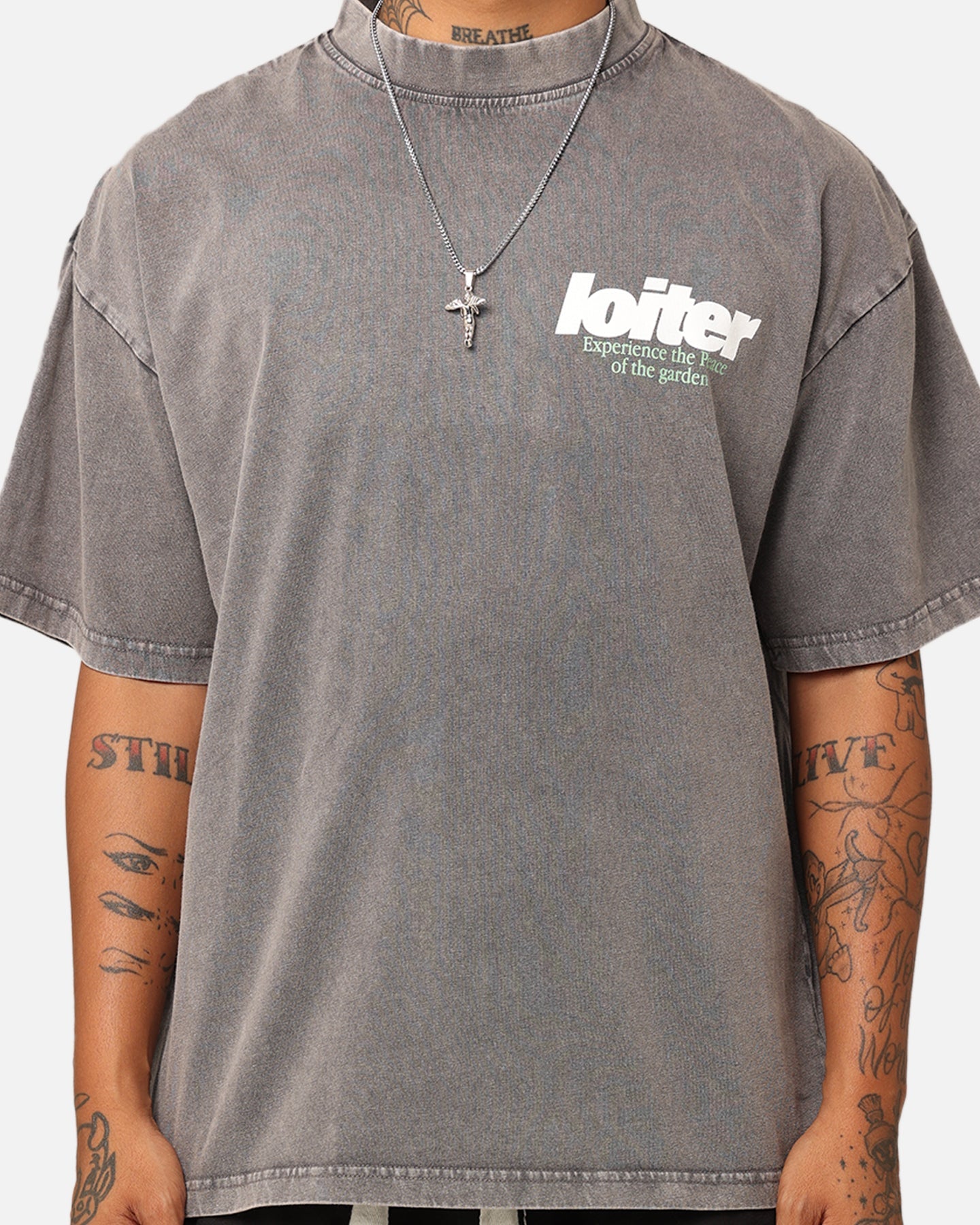 Loiter Bonsai T-Shirt Charcoal