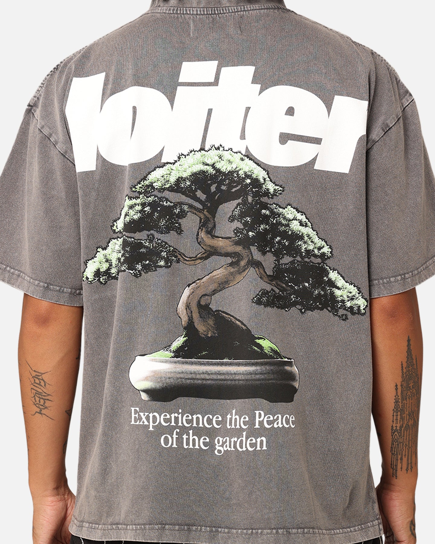 Loiter Bonsai T-Shirt Charcoal