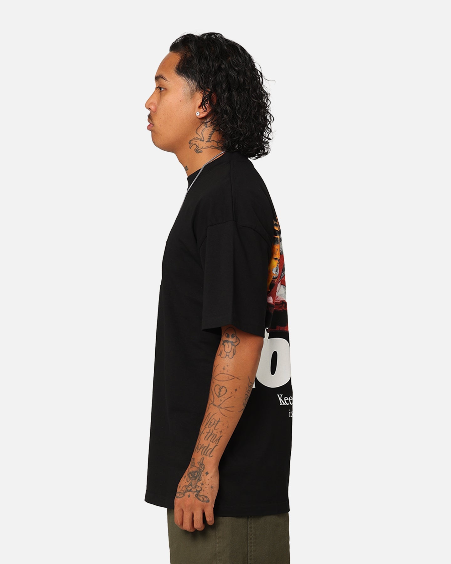 Loiter Collision T-Shirt Black