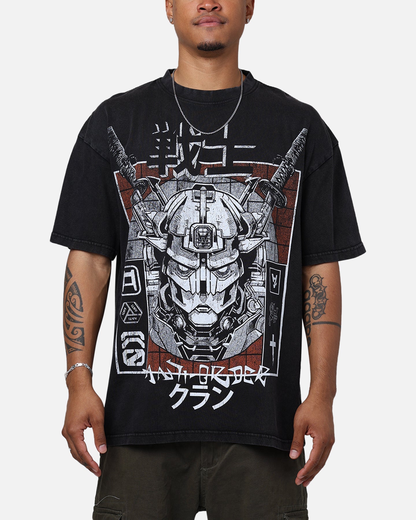 The Anti Order Warrior Clash T-Shirt Black Wash