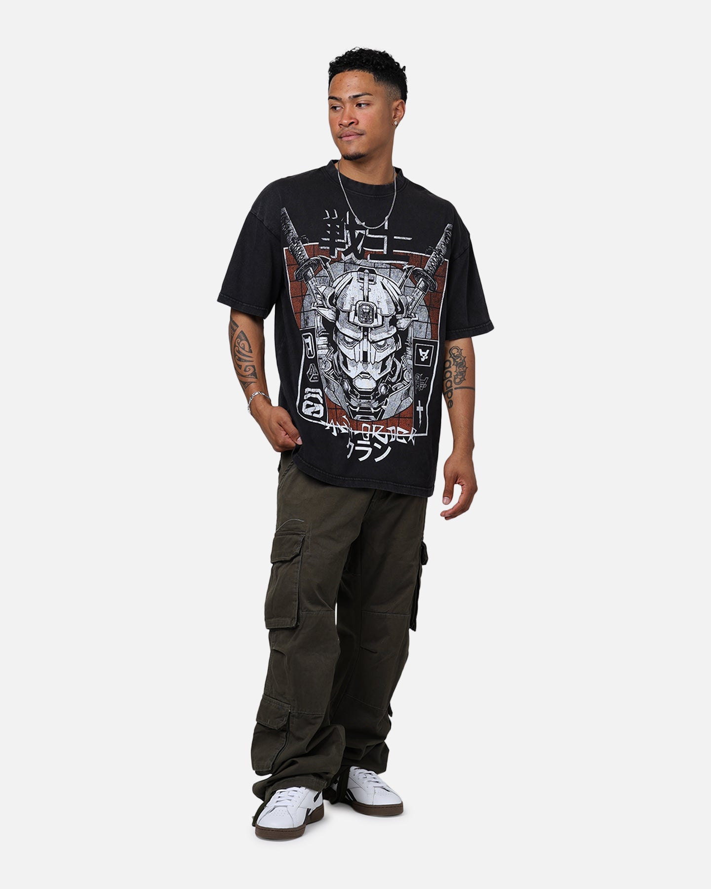 The Anti Order Warrior Clash T-Shirt Black Wash