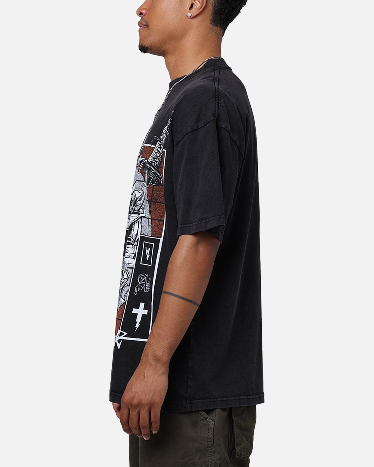 The Anti Order Warrior Clash T-Shirt Black Wash