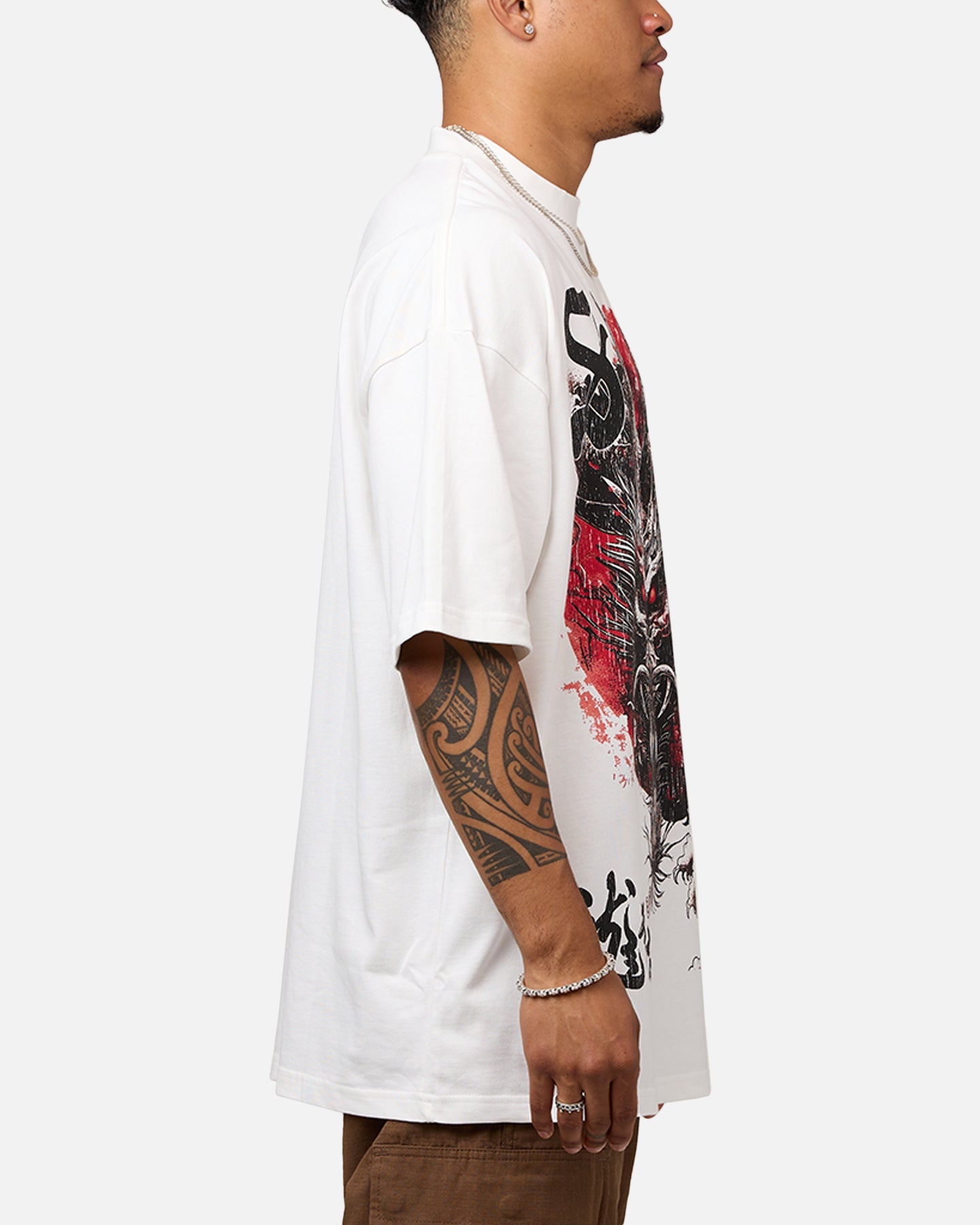 Saint Morta Year Of The Dragon Mock T-Shirt Off White