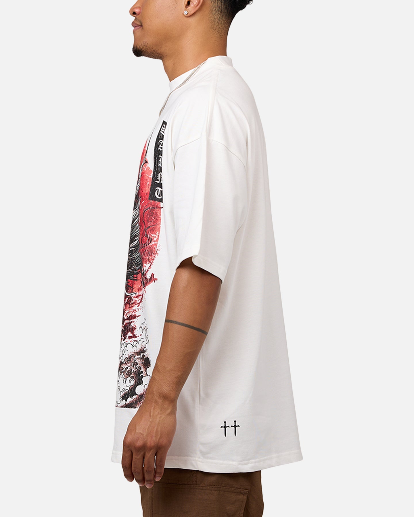 Saint Morta Year Of The Dragon Mock T-Shirt Off White