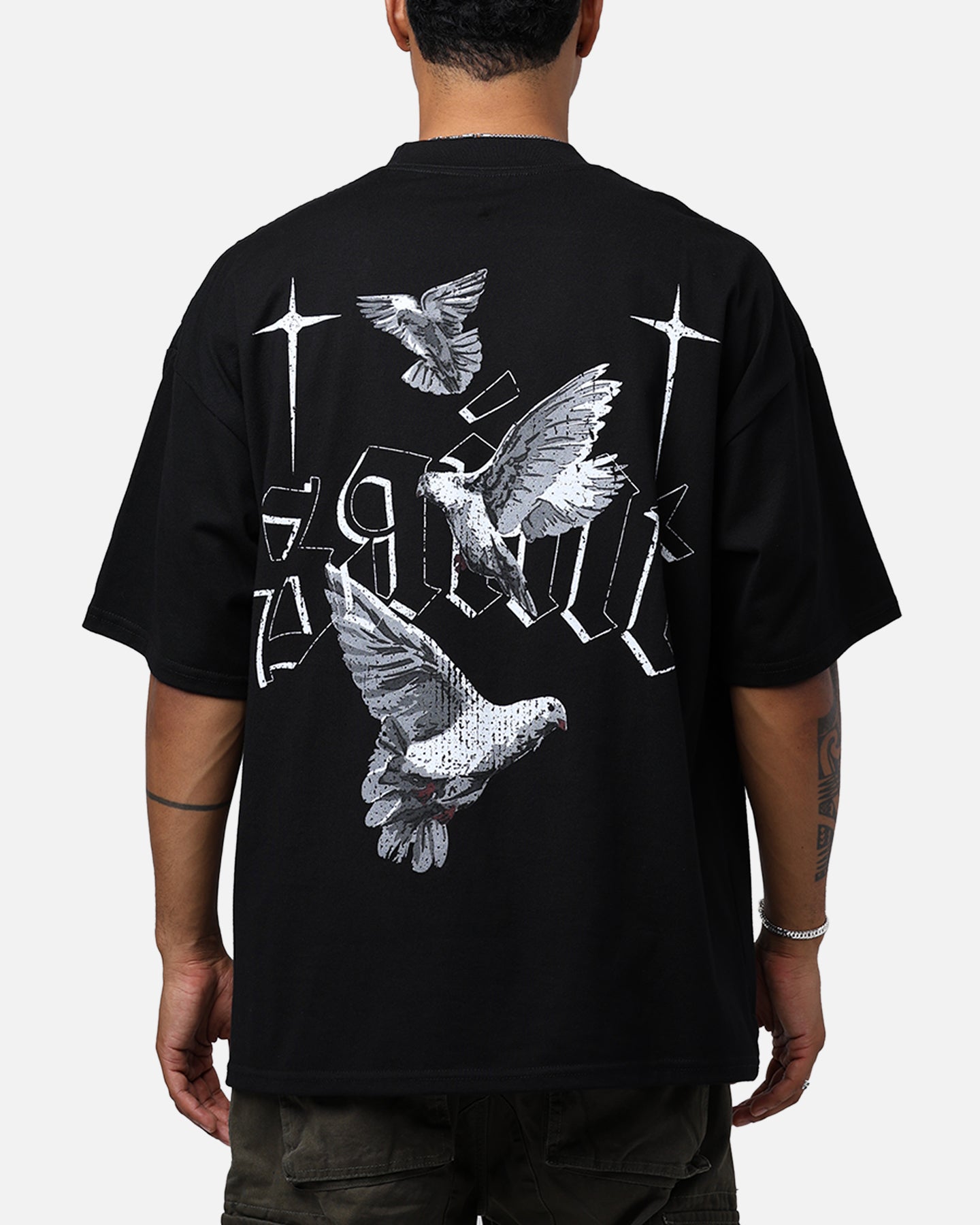 Saint Morta Freedom Mock T-Shirt Black