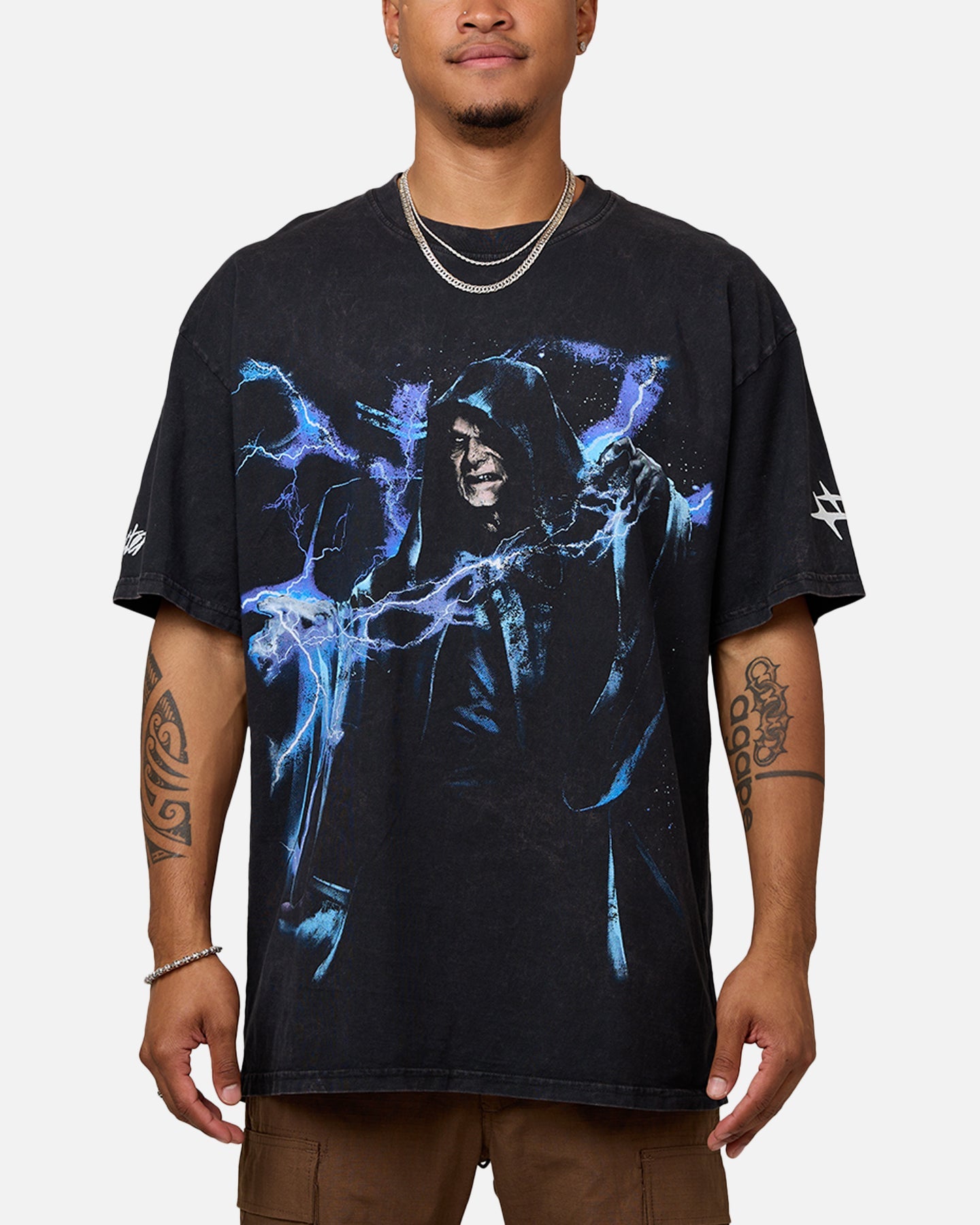 Star Wars Darth Sidious T-Shirt Black Wash