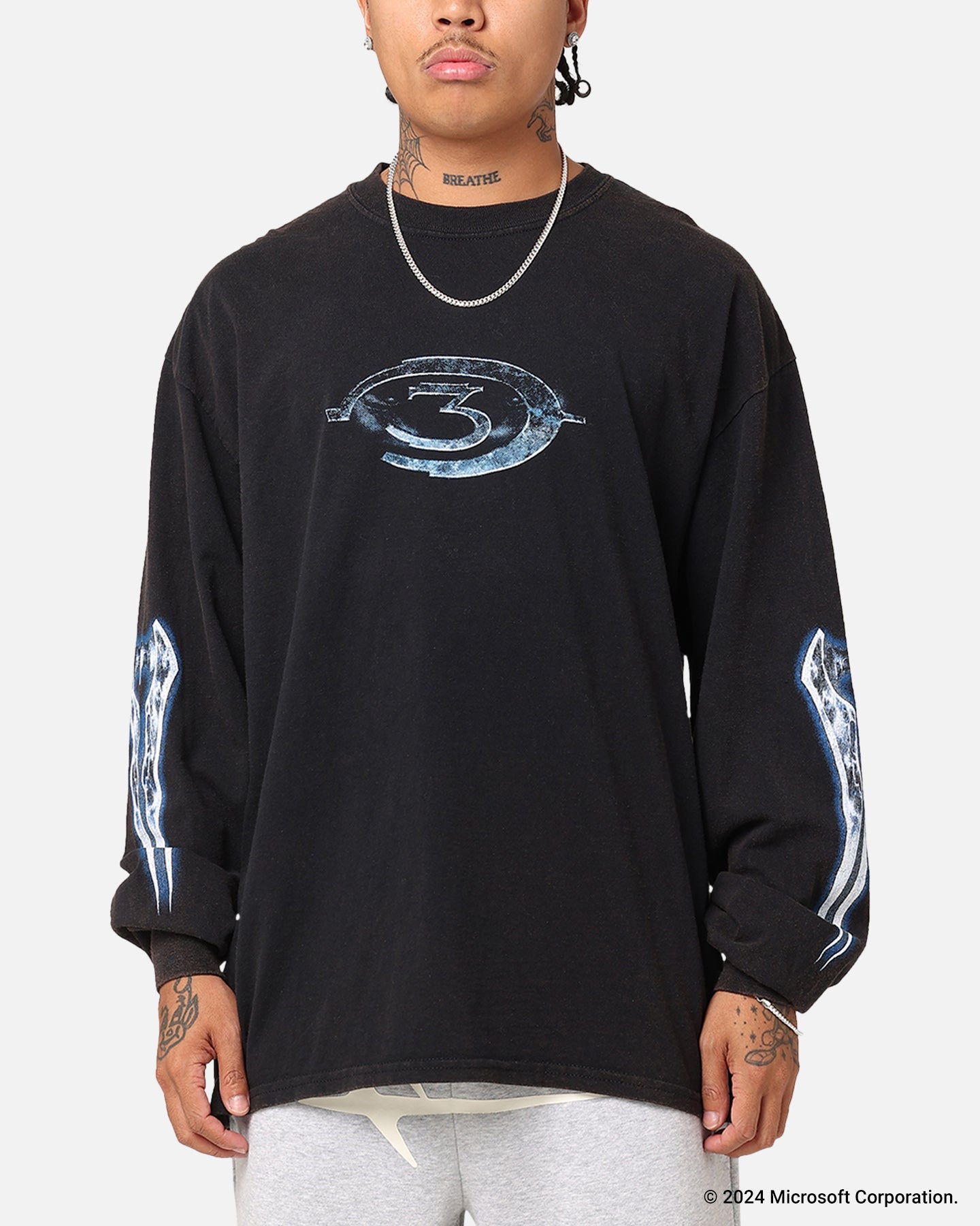 Goat Crew X Halo Halo Legendary Long Sleeve T-Shirt Black