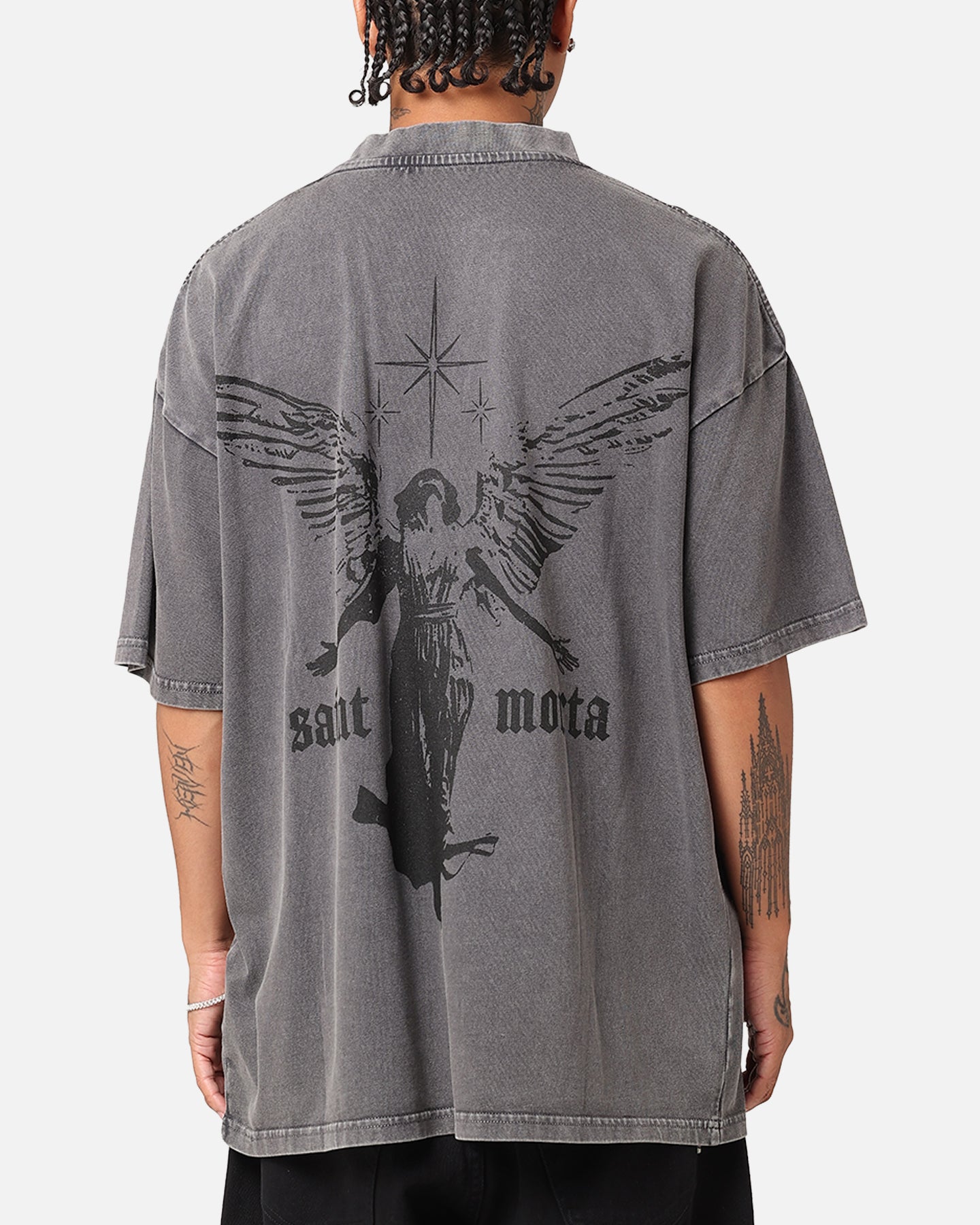 Saint Morta Ethereal T-Shirt Washed Charcoal