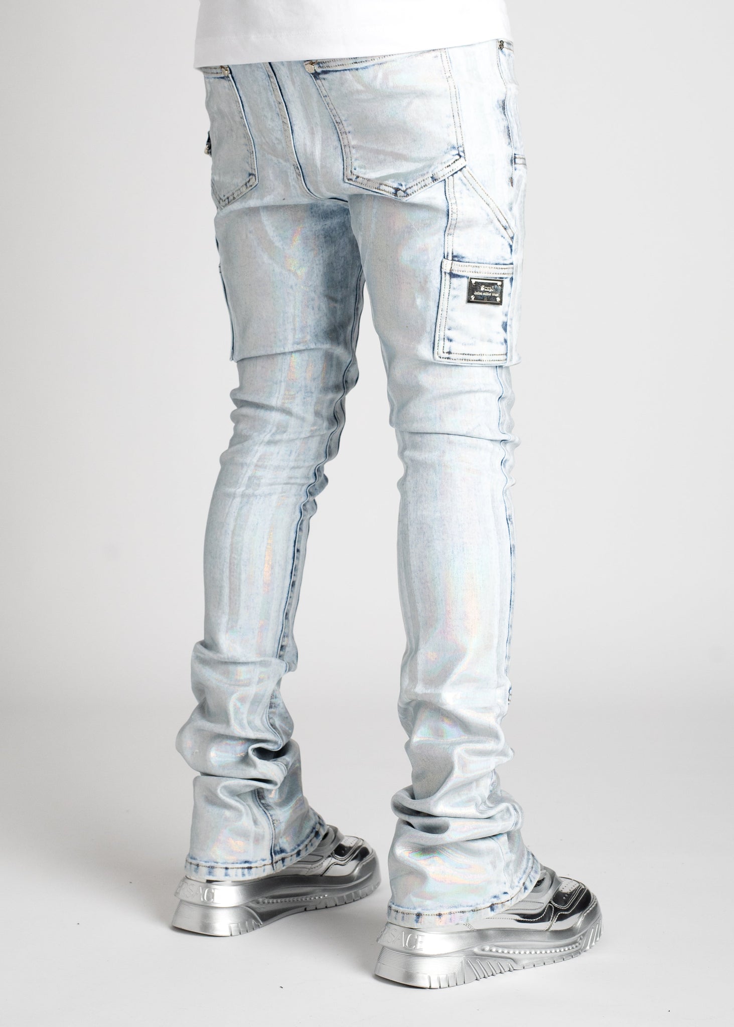 Steel Blue Prism Stacked Denim