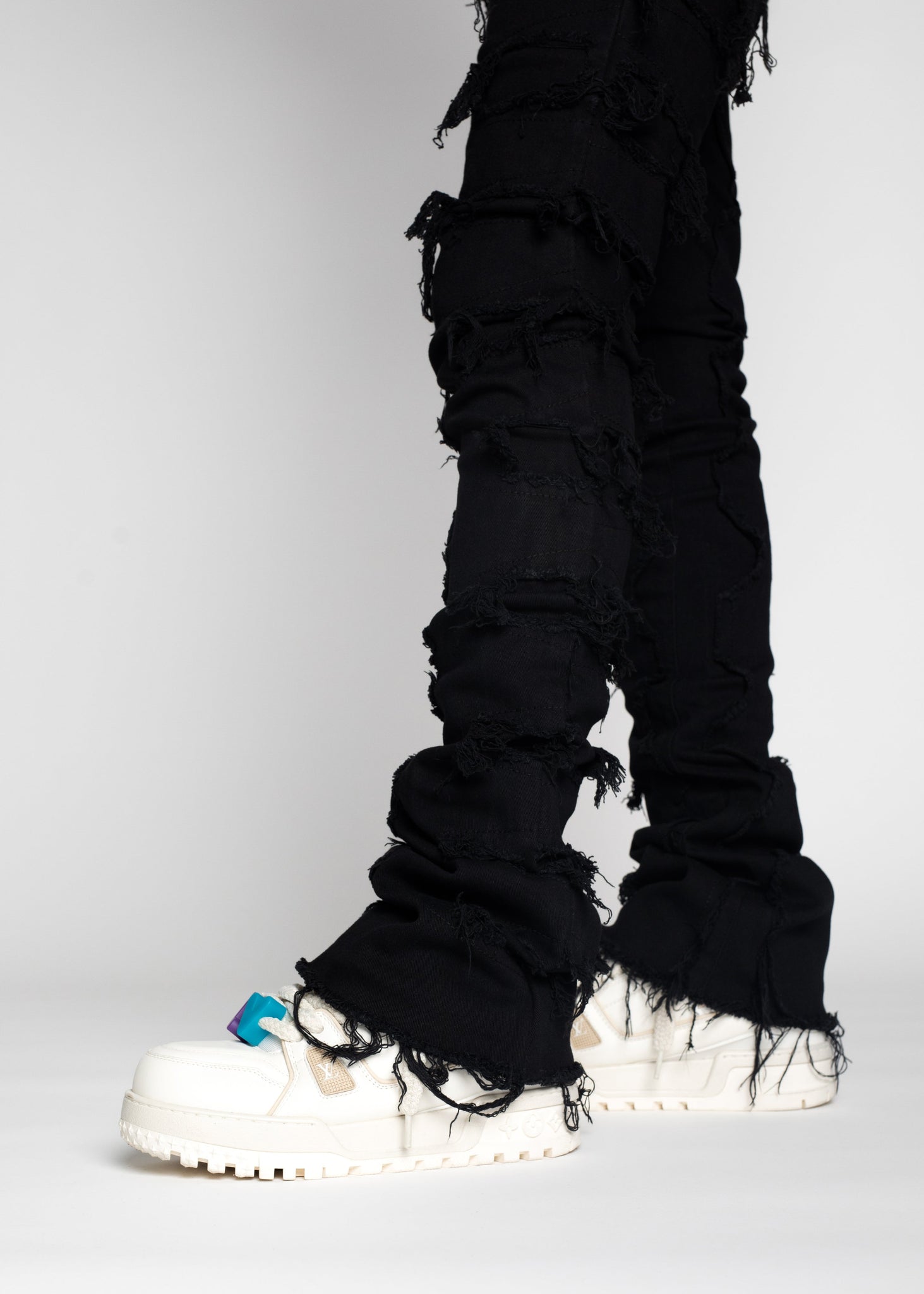 Obsidian Black Blood Diamond Stacked Denim