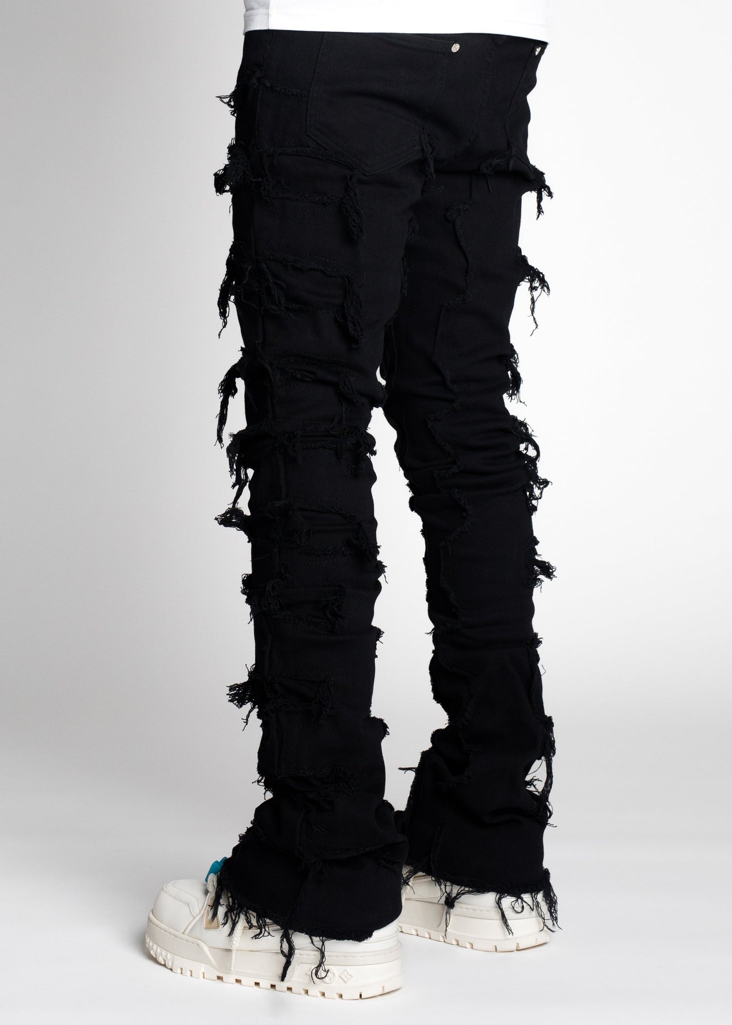 Obsidian Black Blood Diamond Stacked Denim