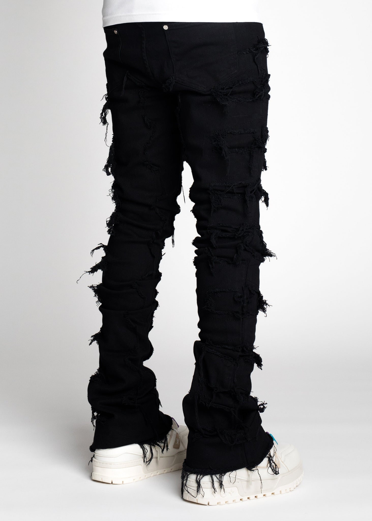 Obsidian Black Blood Diamond Stacked Denim