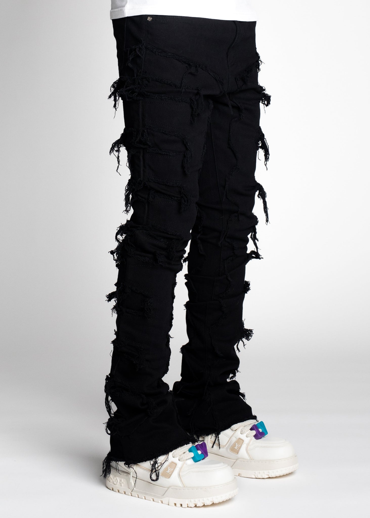 Obsidian Black Blood Diamond Stacked Denim