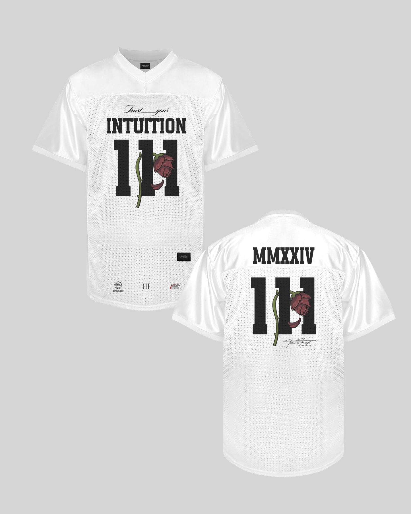 111 White Football Jersey