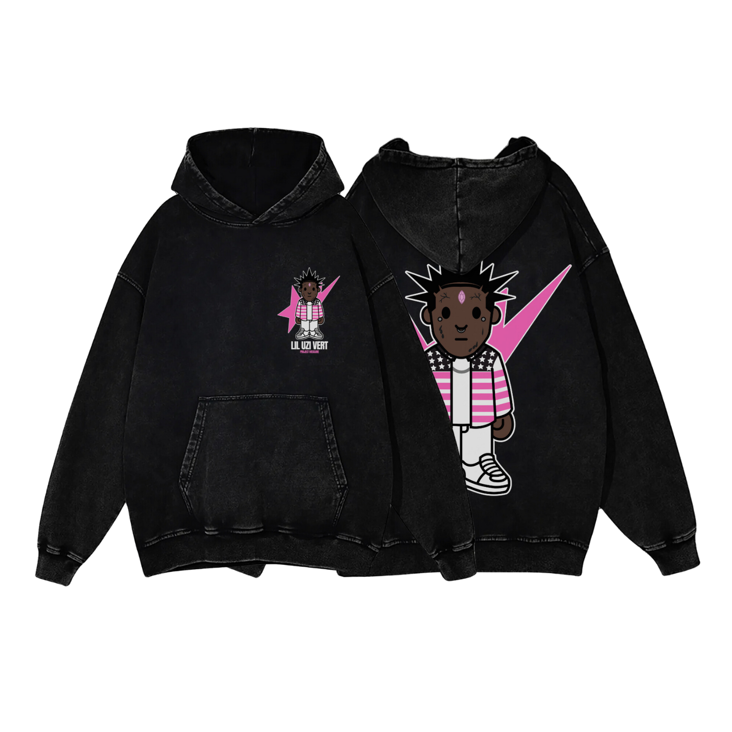 BLACK BABY UZI HOODIE