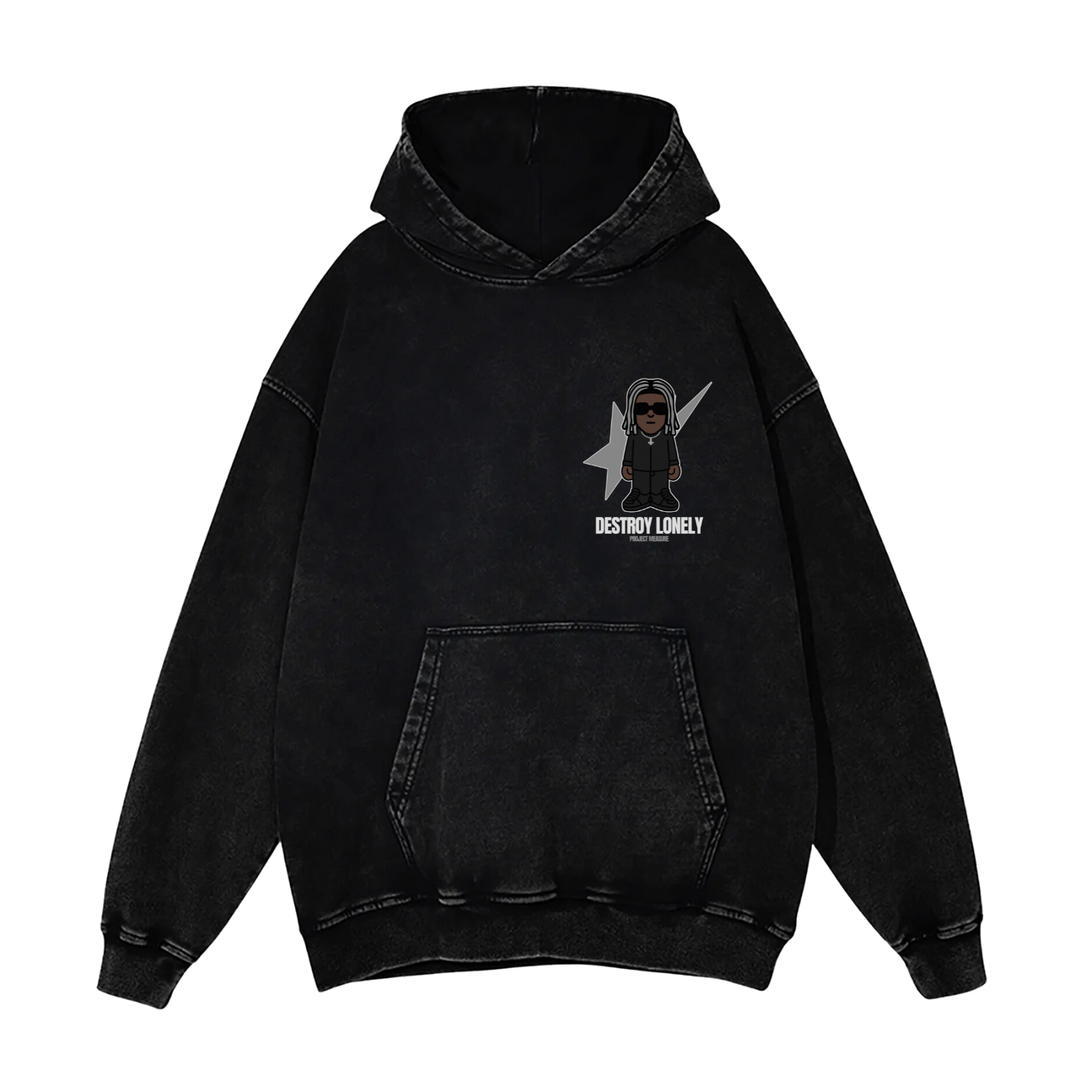 BLACK BABY LONE HOODIE