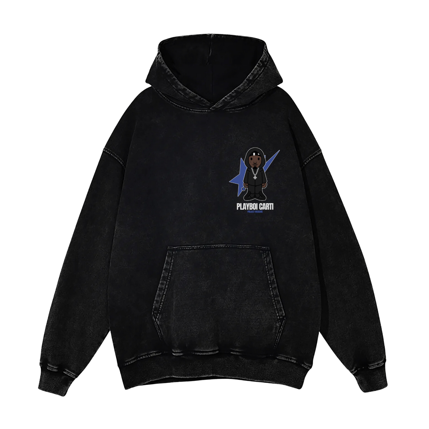 BLACK BABY CARTI HOODIE