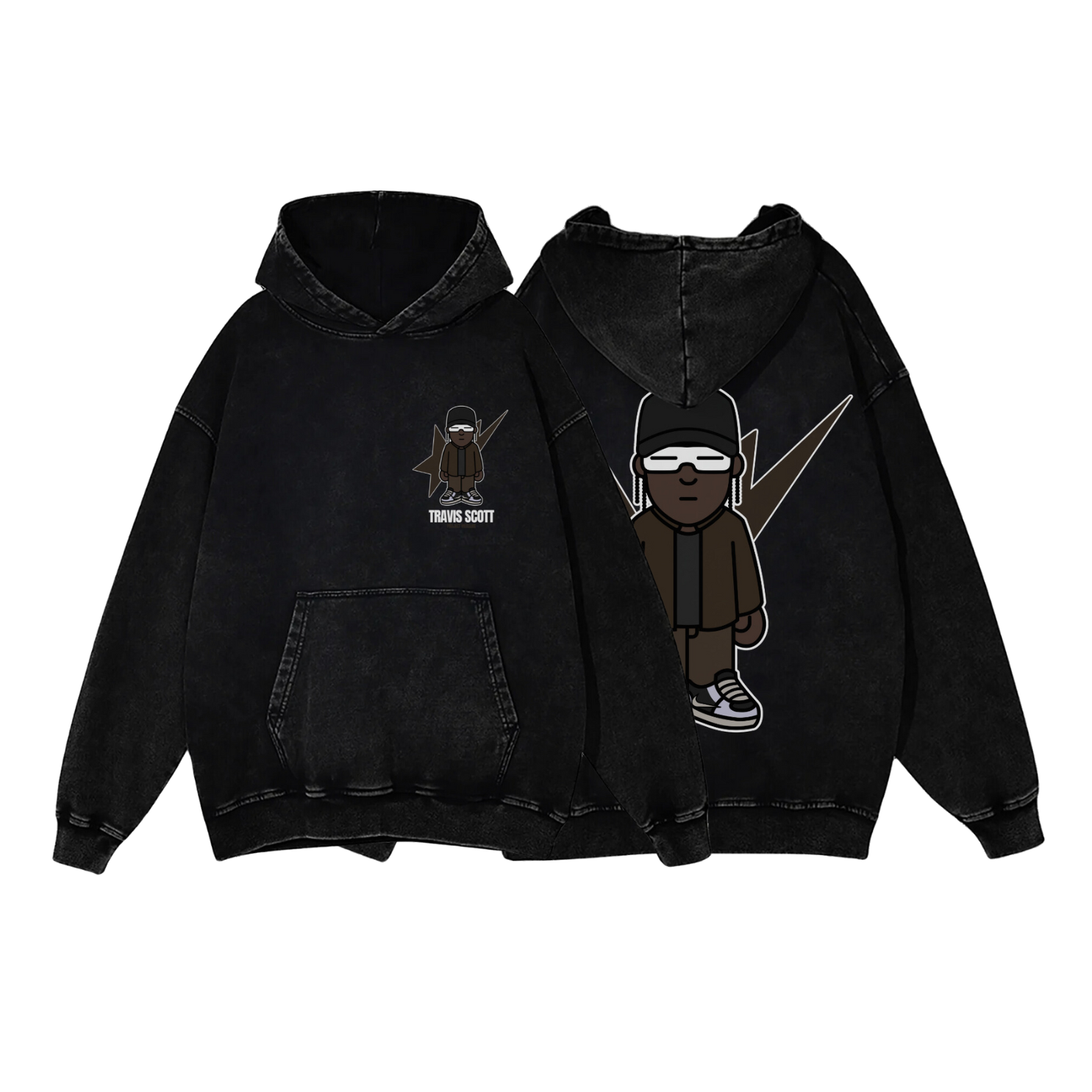 BLACK BABY TRAVIS HOODIE