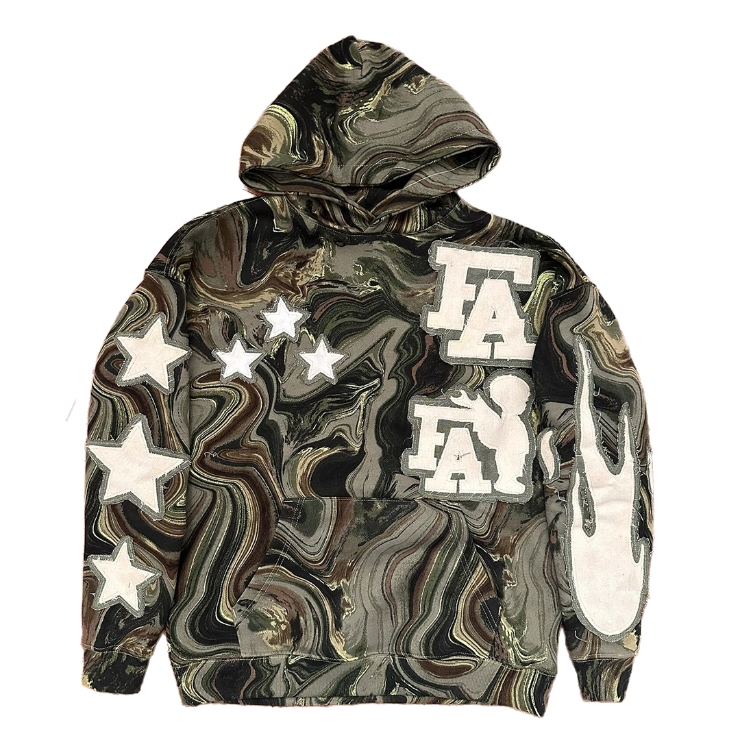 FE4RLESS Safari Marble Hoodie