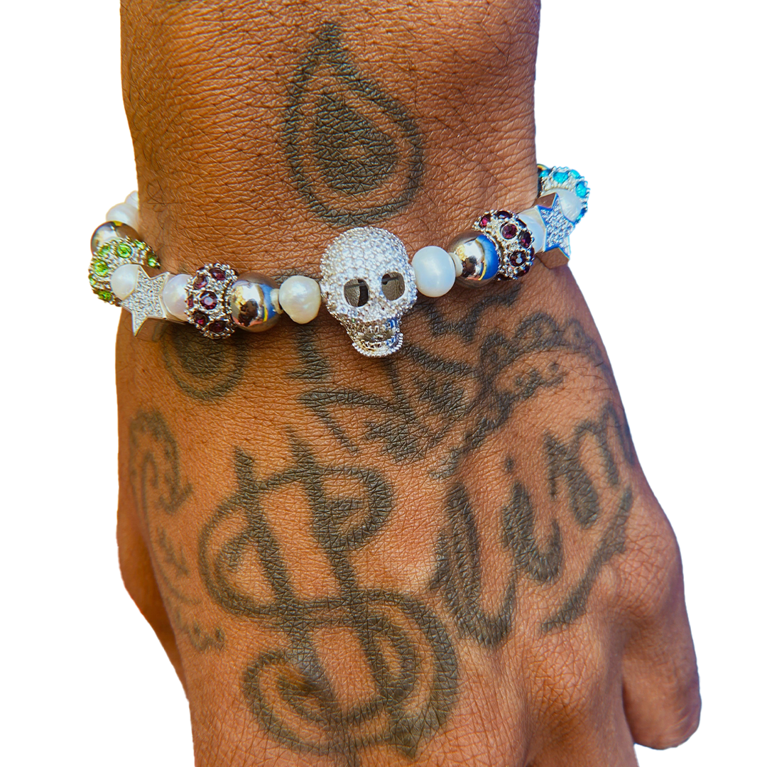 Rockstar silver bracelet