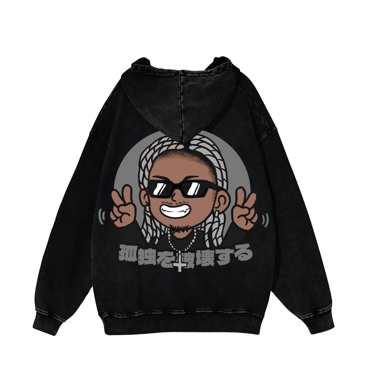 BLACK TOKYO LONE HOODIE