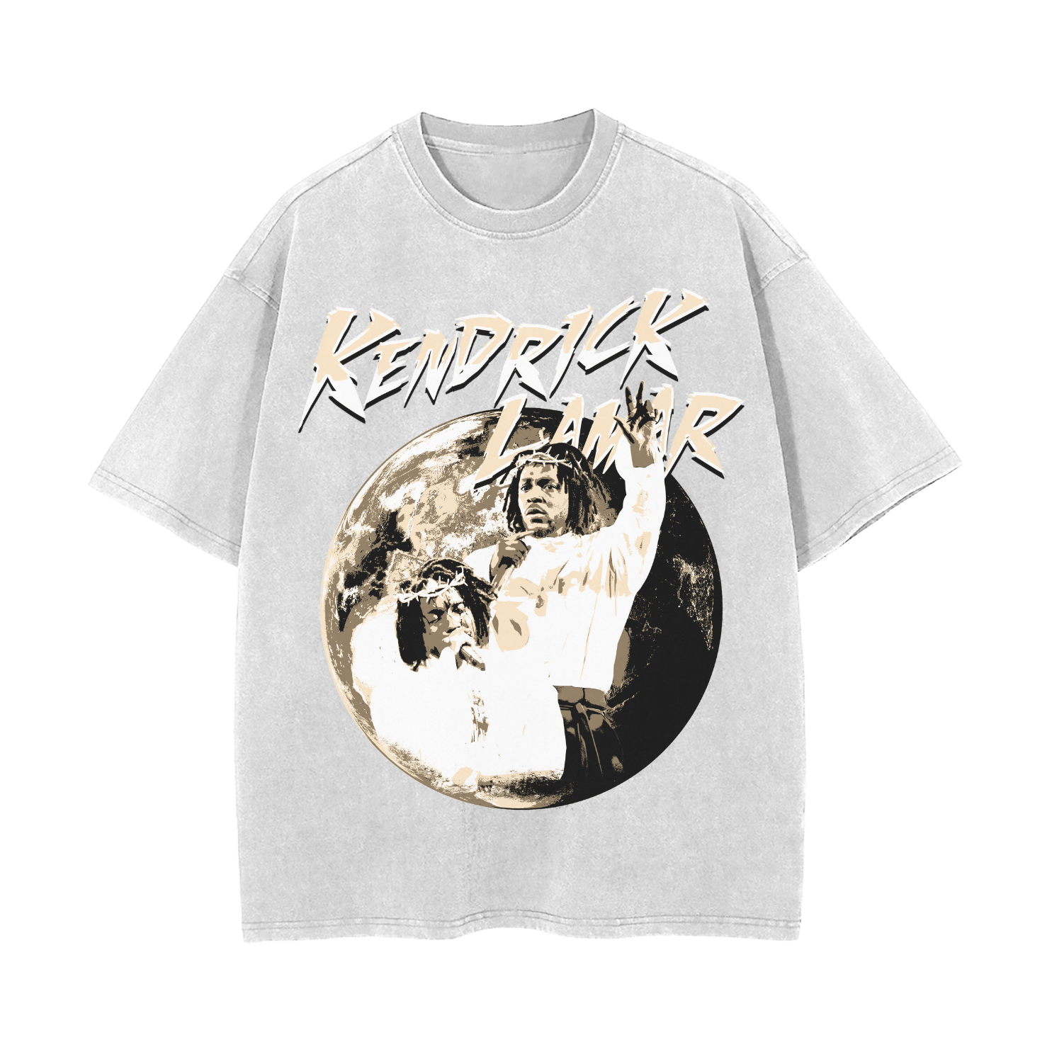 WHITE KENDRICK WORLD TEE