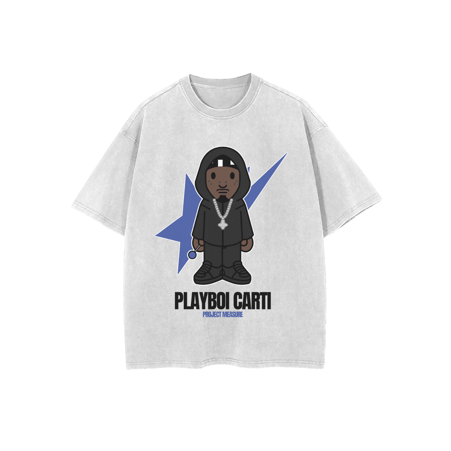 WHITE BABY CARTI TEE