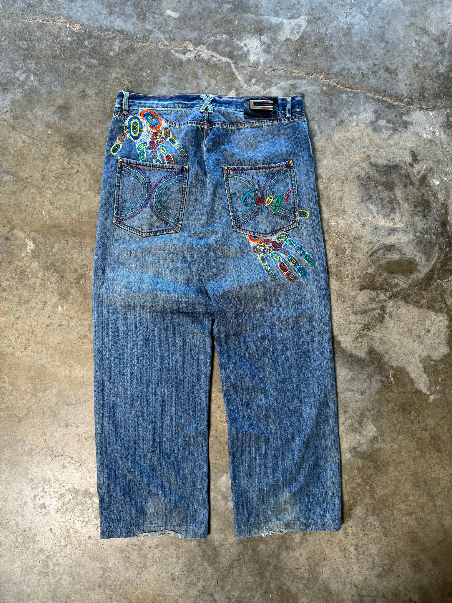 (42 x 35) Coogi Embroidered Jeans