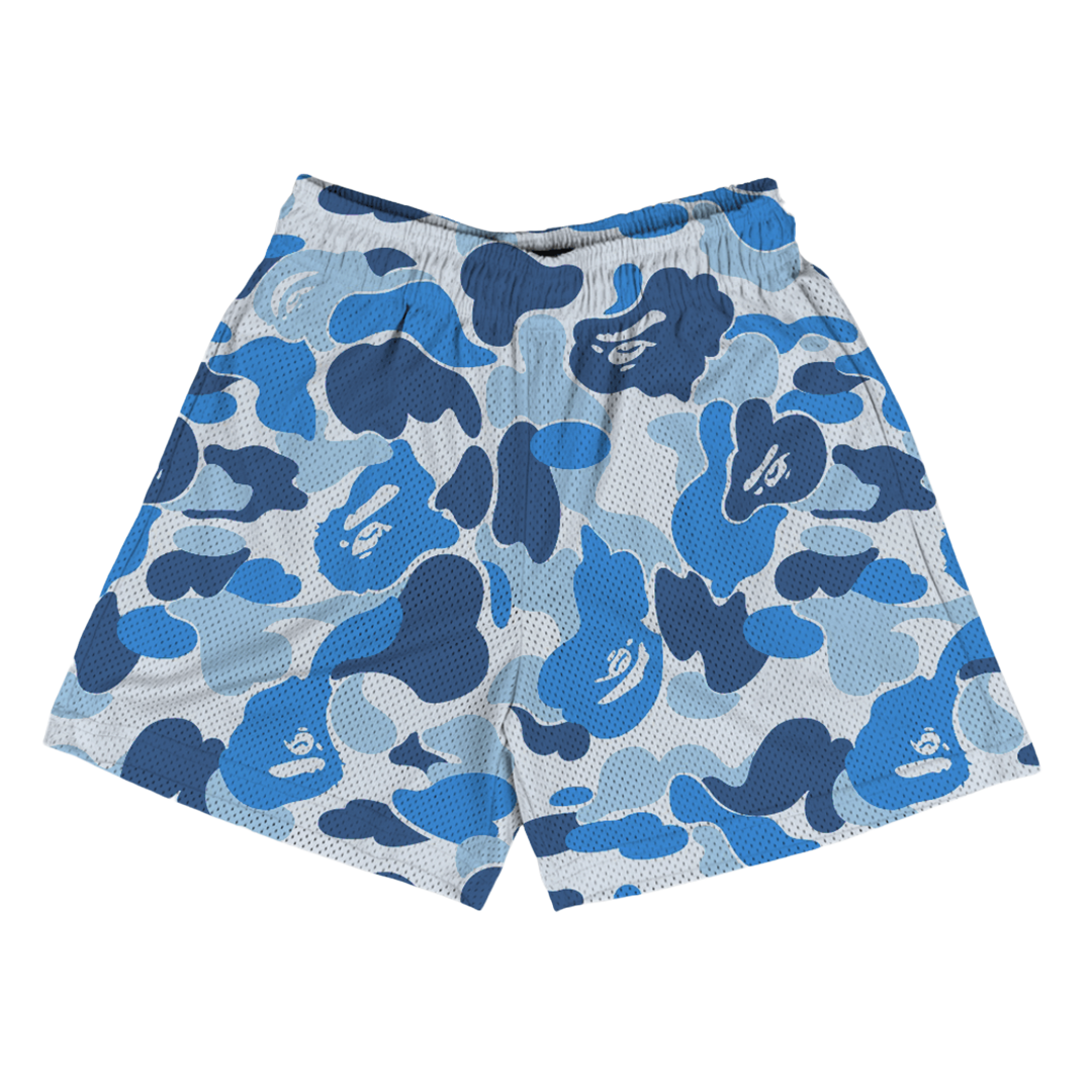 CAMO BLUE - MESHORTS