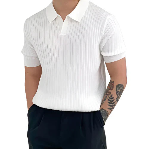 Florence - Ribbed Cotton Polo