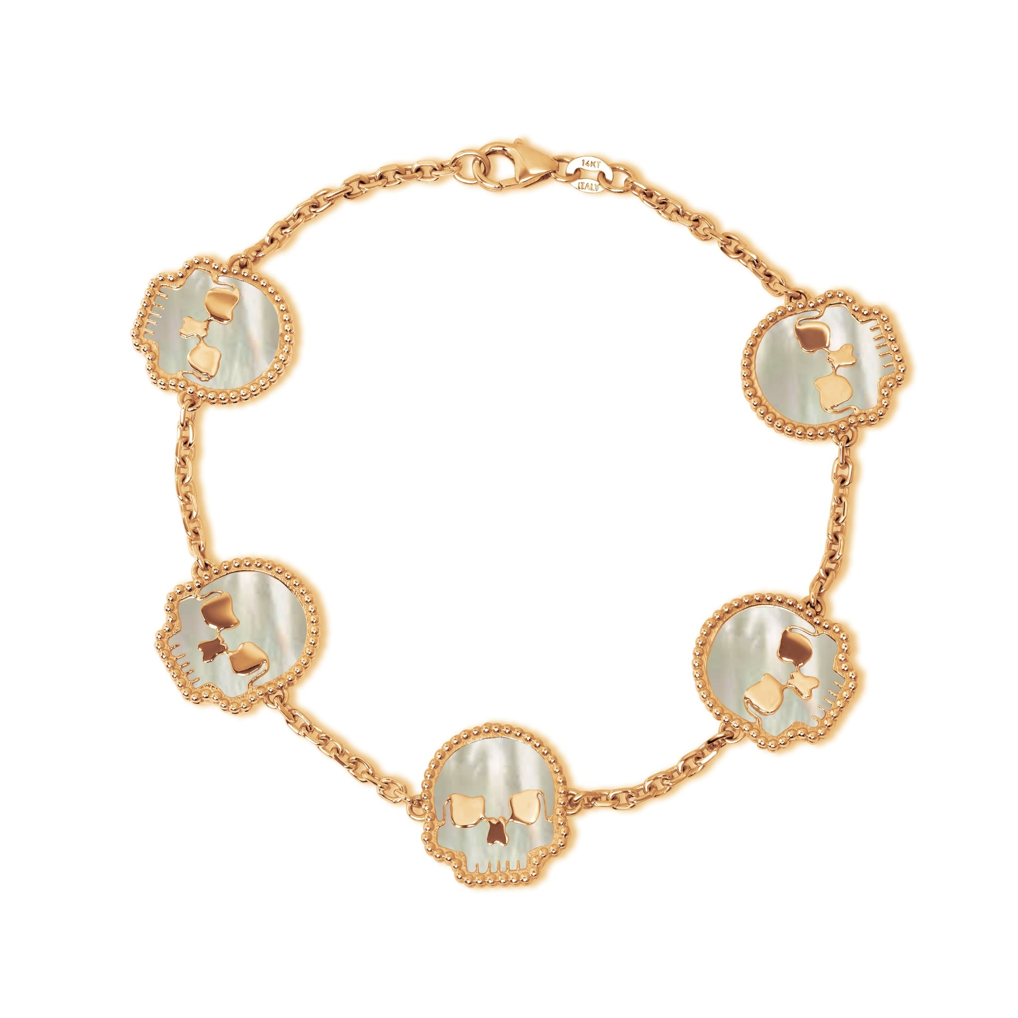 White Mother of Pearl Sskuahlly Bracelet