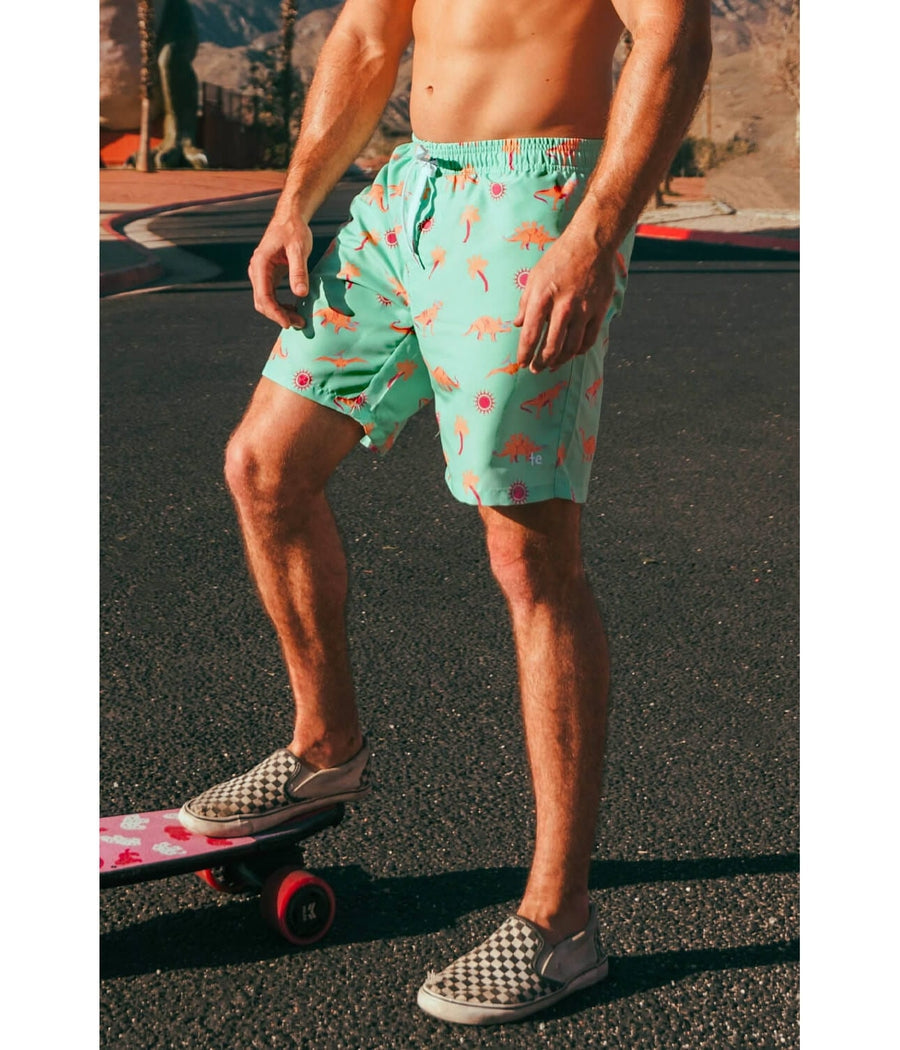 Dino Desert Stretch Swim Trunks