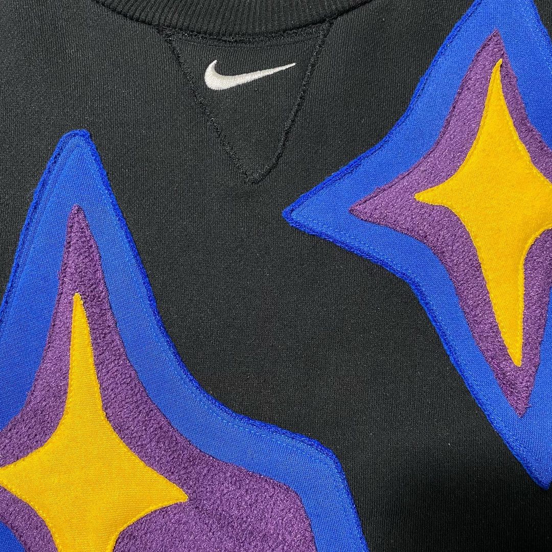 Reworked Thermal Stars Sweatshirt