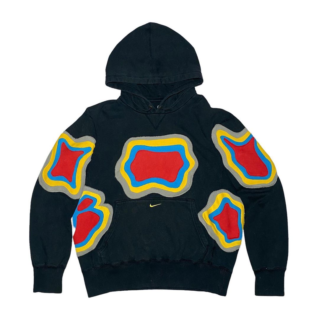 Reworked Nike Thermal Hoodie Black/Yellow/Blue/Red