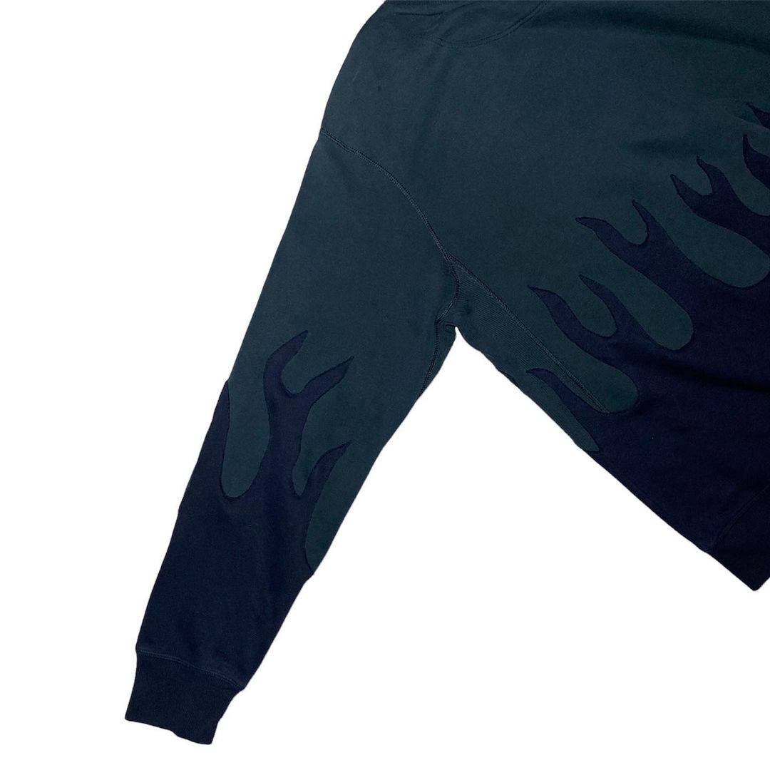 Reworked Nike Flames Green Sweatshirt