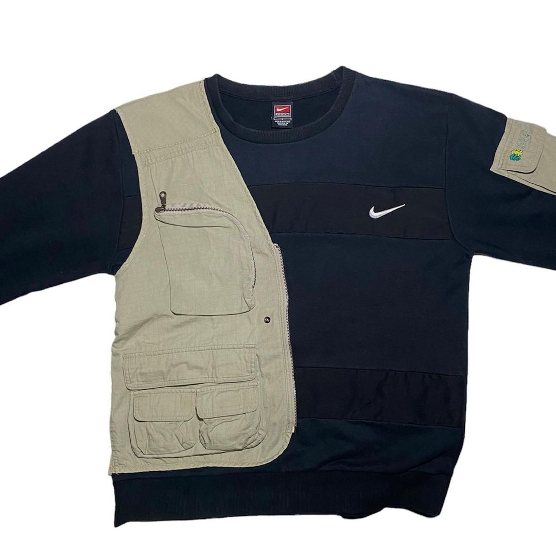 Reworked Nike Pocket Sweatshirt