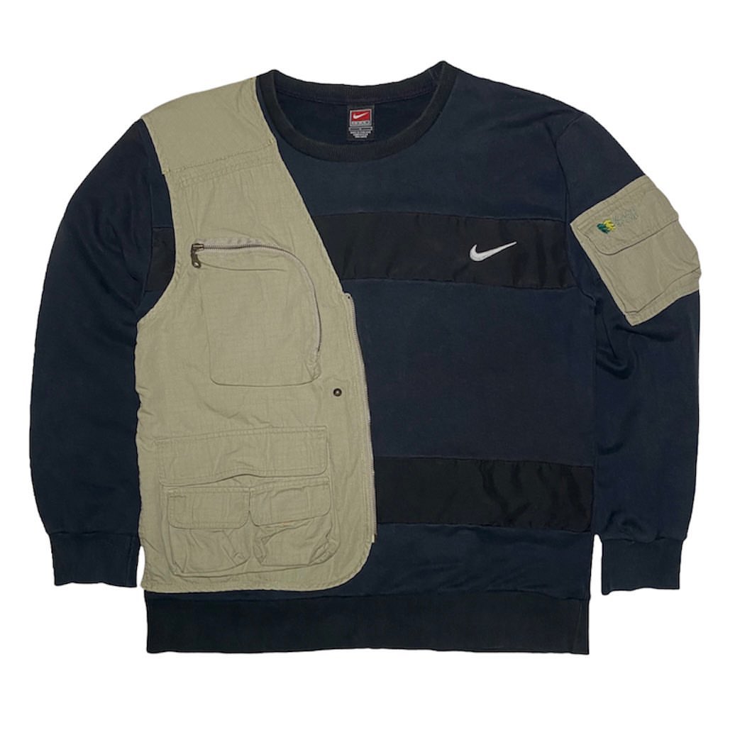 Reworked Nike Pocket Sweatshirt