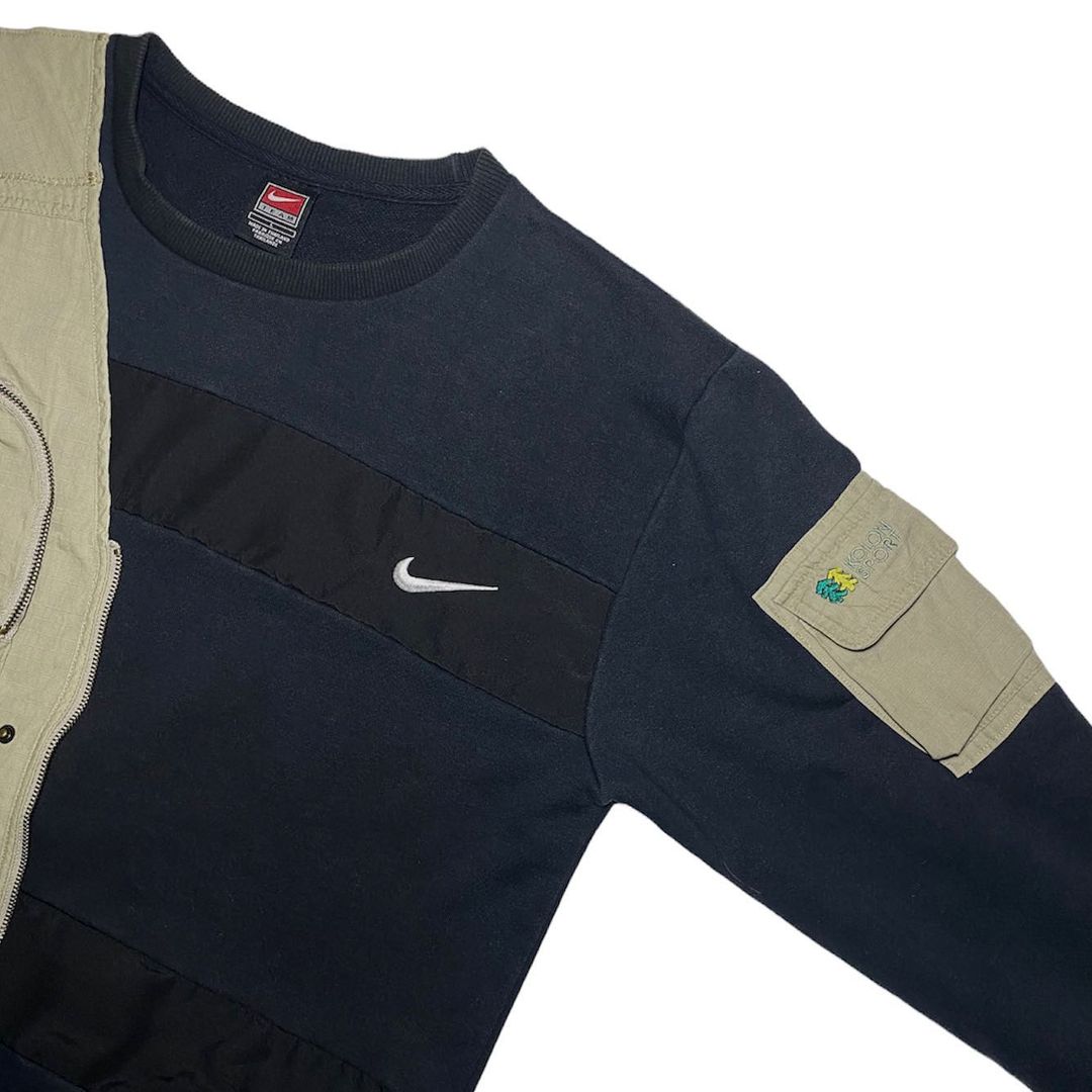 Reworked Nike Pocket Sweatshirt