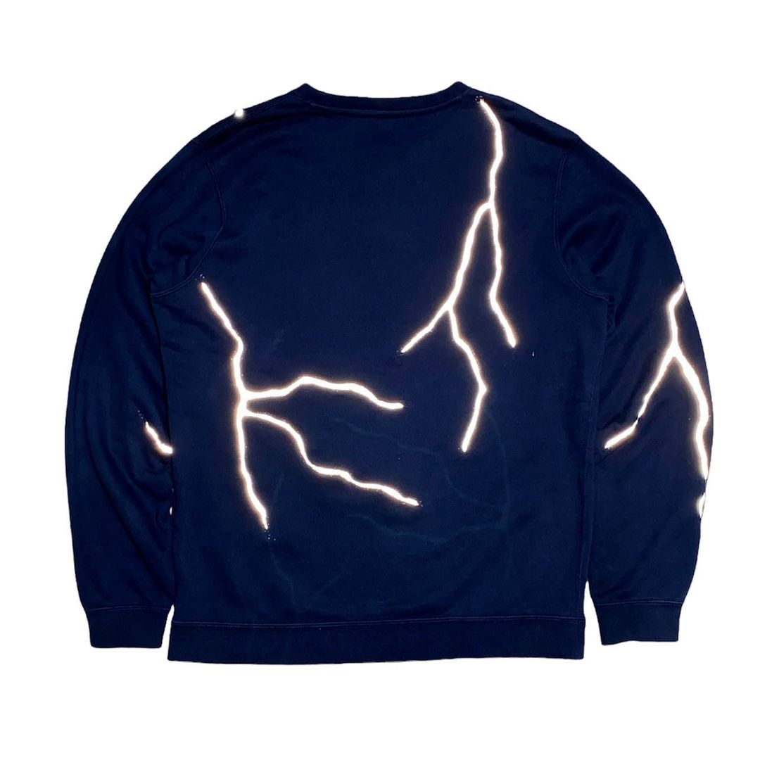 Reworked Nike Lightning Sweatshirt Black/White