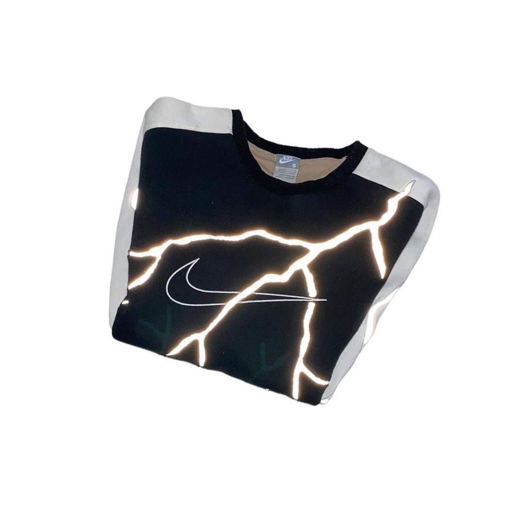 Reworked Nike Lightning Sweatshirt Black/White