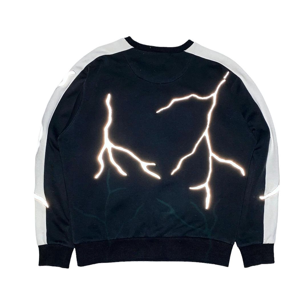 Reworked Nike Lightning Sweatshirt Black/White