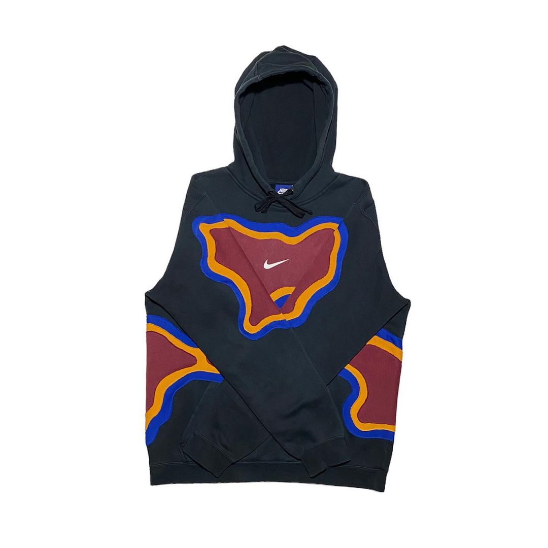 Reworked Nike Thermal Hoodie Black/Blue/Yellow/Red