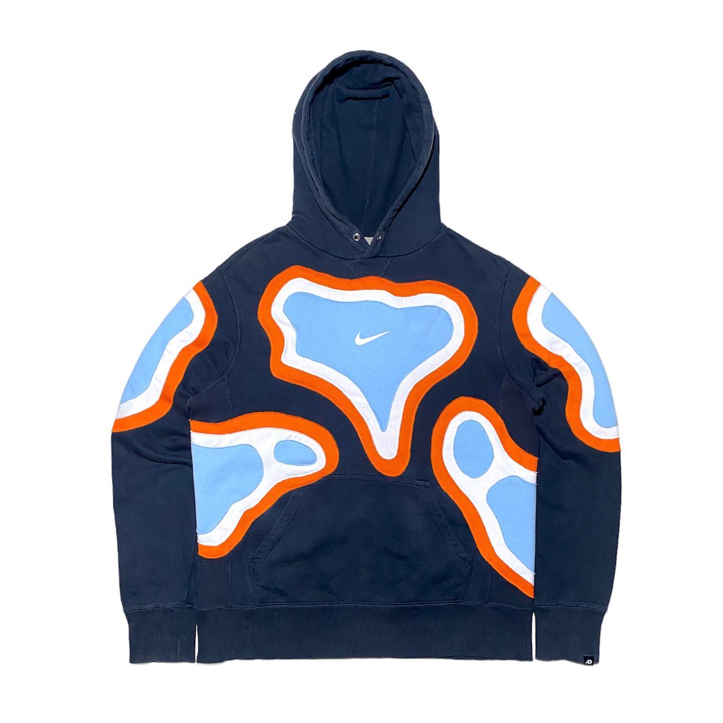 Reworked Nike Thermal Hoodie Navy