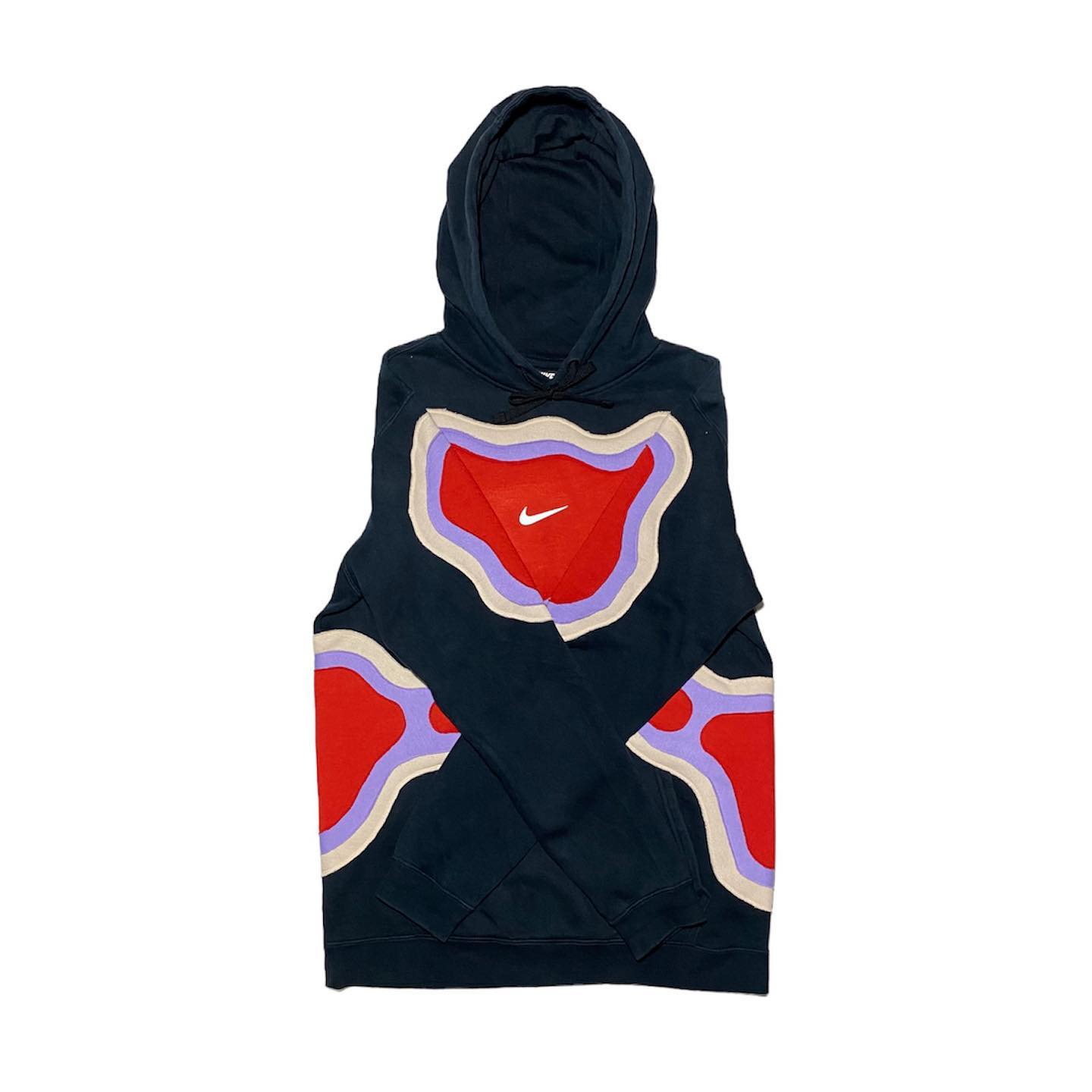 Reworked Nike Thermal Hoodie Blood